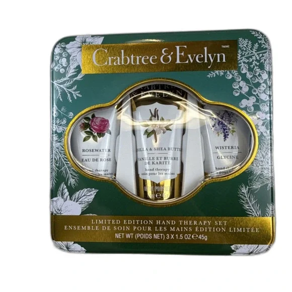 CRABTREE & EVELYN LIMITED EDITION Hand Therapy Set Of 3 Creams 1.6 oz Each #1 - Picture 1 of 13